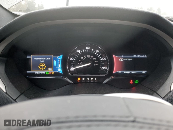 2017 Lincoln MKZ Hybrid Premiere with VIN 3LN6L5KU4HR644624, listed as a Copart auction lot 45926935 with 74,537 mi miles and Salvage Title. Bid and sale history available at carsss.com. Image 9.
