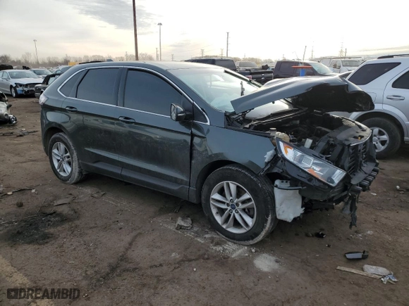 2015 Ford Edge SEL with VIN 2FMTK4J92FBC38673, listed as a Copart auction lot 44135445 with 89,855 mi miles and Salvage Title. Bid and sale history available at carsss.com. Image 4.