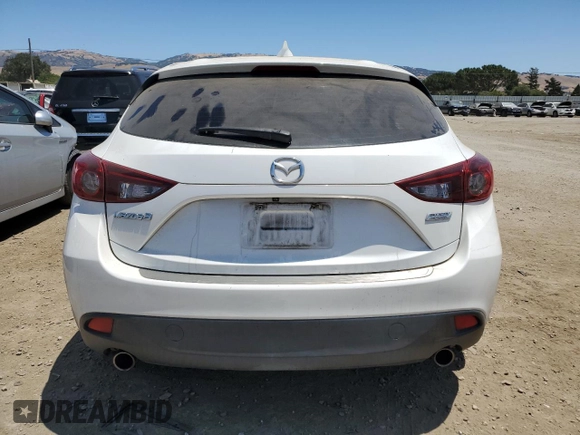 2016 Mazda 3 S Touring with VIN JM1BM1M32G1355182, listed as a Copart auction lot 61582365 with 144,159 mi miles and Salvage title. Bid and sale history available at DreamBid. Image 6.