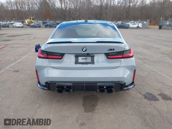 2024 BMW M3 Competition xDrive with VIN WBS43AY00RFS56564, listed as a IAAI auction lot 41222485 with 7,477 mi miles and . Bid and sale history available at DreamBid. Image 16.