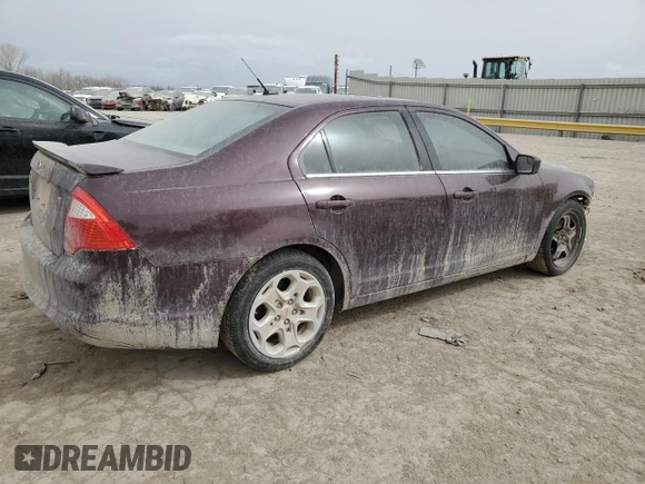 2011 Ford Fusion SE with VIN 3FAHP0HA6BR155124, listed as a Copart auction lot 47595125 with 245,527 mi miles and Salvage Title. Bid and sale history available at carsss.com. Image 3.