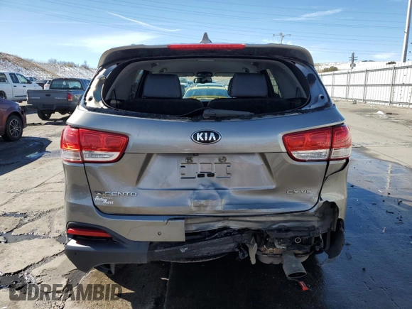 2016 Kia Sorento EX with VIN 5XYPHDA52GG161379, listed as a Copart auction lot 45419285 with 145,537 mi miles and Salvage Title. Bid and sale history available at carsss.com. Image 6.