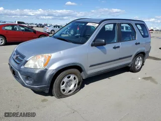 2005 Honda CR-V LX with VIN JHLRD68555C006304, listed as a Copart auction lot 51774405 with 207,161 mi miles and Salvage Title. Bid and sale history available at carsss.com. Image 1.