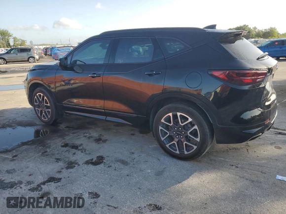 2023 Chevrolet Blazer RS z VIN 3GNKBERS3PS190889, wystawiony jako Copart lot #51268455 z przebiegiem 27 921 mil mil oraz Nie do naprawy • Non repairable. Historia ofert i sprzedaży dostępna na DreamBid. Obrazek 2.