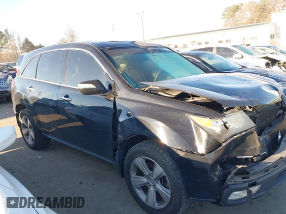 2010 Acura MDX Technology Pkg with VIN 2HNYD2H68AH523947, listed as a IAAI auction lot 41132813 with 185,187 mi miles. Bid and sale history available at carsss.com. Image 13.