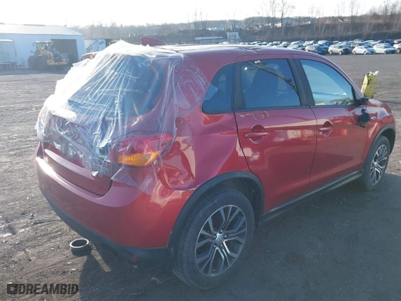 2017 Mitsubishi Outlander Sport SE 2.4 with VIN JA4AR3AW6HZ016770, listed as a IAAI auction lot 41875359 with 104,637 mi miles. Bid and sale history available at carsss.com. Image 4.