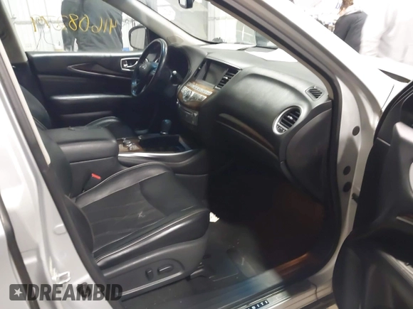 2013 Infiniti JX35 with VIN 5N1AL0MMXDC344217, listed as a IAAI auction lot 41608279 with 106,015 mi miles and . Bid and sale history available at DreamBid. Image 5.