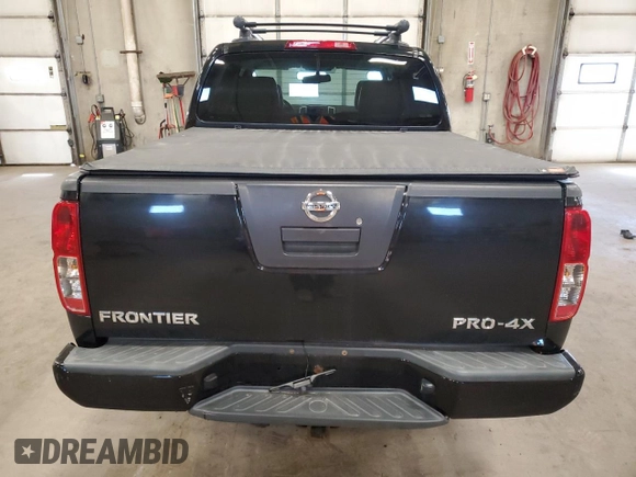 2011 Nissan Frontier Pro-4X with VIN 1N6AD0EVXBC449326, listed as a Copart auction lot 54994455 with 93,841 mi miles and Salvage title. Bid and sale history available at DreamBid. Image 6.