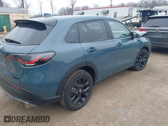 2024 Honda HR-V Sport with VIN 3CZRZ2H50RM760877, listed as a IAAI auction lot 41812043 with 6,785 mi miles. Bid and sale history available at carsss.com. Image 4.