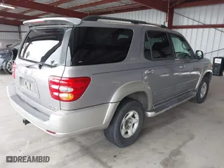 2001 Toyota Sequoia SR5 with VIN 5TDZT34A31S056662, listed as a IAAI auction lot 41778730 with 287,065 mi miles. Bid and sale history available at carsss.com. Image 4.