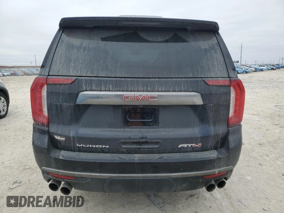 2024 GMC Yukon XL AT4 with VIN 1GKS2HKL9RR255168, listed as a Copart auction lot 43969225 with 12,972 mi miles and Salvage Title. Bid and sale history available at carsss.com. Image 6.