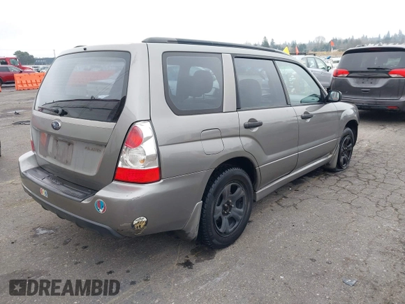 2006 Subaru Forester 2.5 X with VIN JF1SG63676H727305, listed as a IAAI auction lot 41338365 with 168,816 mi miles. Bid and sale history available at carsss.com. Image 4.