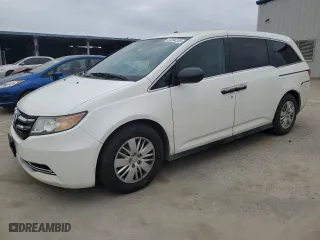 2015 Honda Odyssey LX with VIN 5FNRL5H22FB086858, listed as a Copart auction lot 53394335 with 172,377 mi miles and Salvage Title. Bid and sale history available at carsss.com. Image 1.