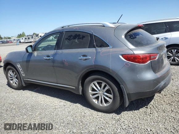 2012 Infiniti FX with VIN JN8AS1MW7CM154418, listed as a Copart auction lot 53384665 with 94,293 mi miles and Salvage title. Bid and sale history available at DreamBid. Image 2.