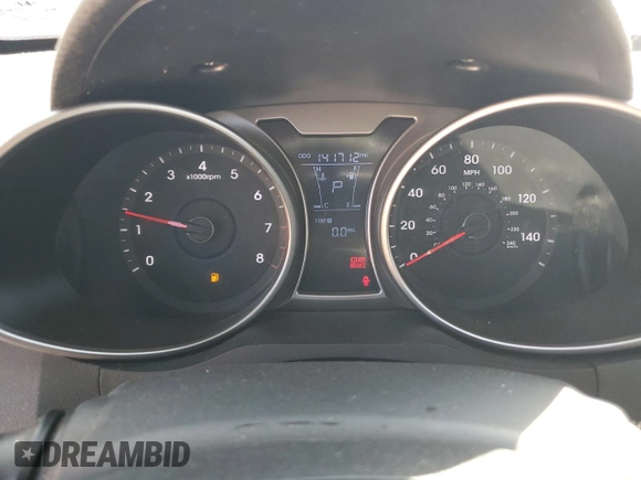 2013 Hyundai Veloster w/Gray Int with VIN KMHTC6AD4DU132794, listed as a Copart auction lot 50352345 with 141,712 mi miles and Salvage Title. Bid and sale history available at carsss.com. Image 9.