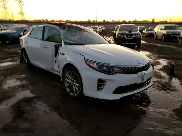 2017 Kia Optima SX Limited with VIN 5XXGV4L2XHG154102, listed as a Copart auction lot 72641324 with 0 mi miles and Salvage Title. Bid and sale history available at carsss.com. Image 10.