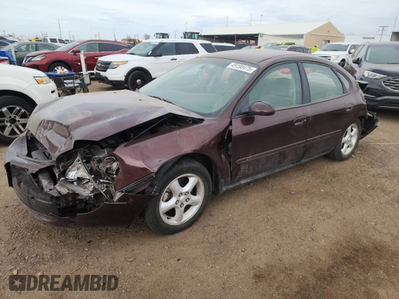 2001 Ford Taurus SES with VIN 1FAFP55S61G184193, listed as a Copart auction lot 49190475 with 129,415 mi miles and Salvage Title. Bid and sale history available at DreamBid. Image 1.