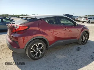 2018 Toyota C-HR XLE with VIN JTNKHMBXXJ1007208, listed as a Copart auction lot 53665535 with 75,036 mi miles and Salvage Title. Bid and sale history available at DreamBid. Image 3.