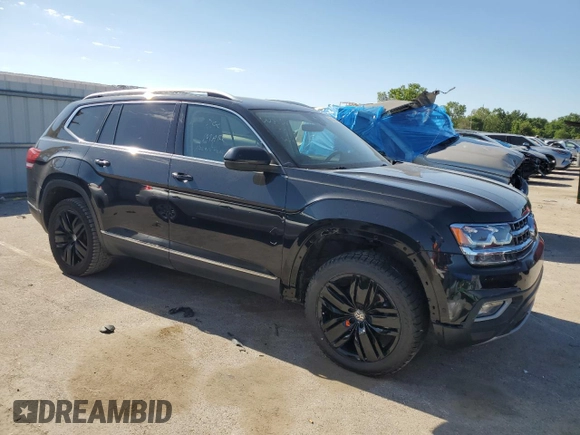 2018 Volkswagen Atlas SEL Premium z VIN 1V2NR2CA7JC568322, wystawiony jako Copart lot #58183355 z przebiegiem 99 832 mil mil oraz Szkoda całkowita • Salvage title. Historia ofert i sprzedaży dostępna na DreamBid. Obrazek 4.