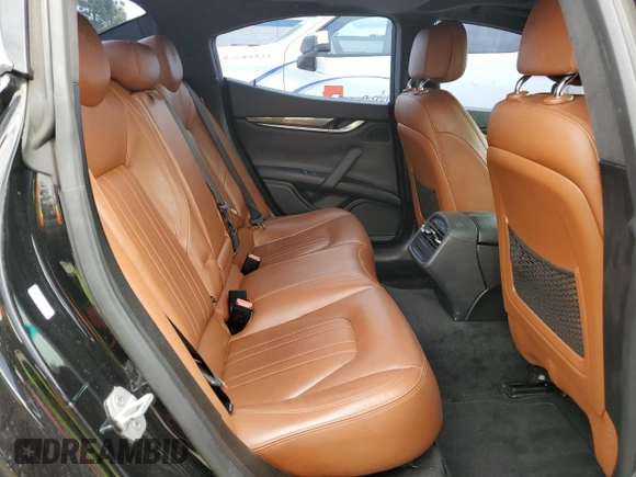 2015 Maserati Ghibli z VIN ZAM57XSA7F1148872, wystawiony jako Copart lot #48454165 z przebiegiem 72 232 mil mil oraz Szkoda całkowita • Salvage title. Historia ofert i sprzedaży dostępna na DreamBid. Obrazek 10.