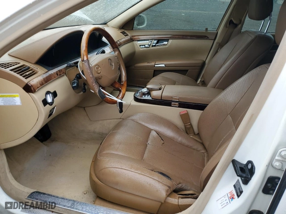 2008 Mercedes-Benz S-Class 5.5L V8 with VIN WDDNG71X08A182235, listed as a Copart auction lot 48294165 with 170,101 mi miles and Clean Title. Bid and sale history available at carsss.com. Image 7.