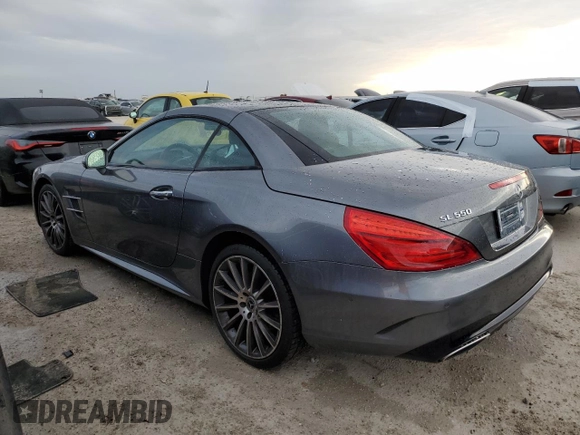 2018 Mercedes-Benz SL 550 with VIN WDDJK7DA1JF050873, listed as a Copart auction lot 74766434 with 175,663 mi miles and Non repairable. Bid and sale history available at DreamBid. Image 2.