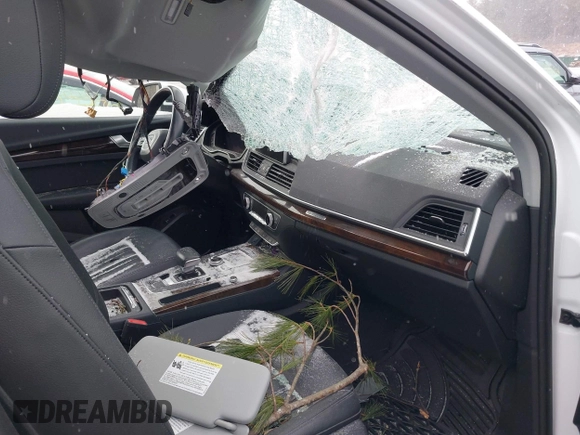 2018 Audi Q5 Premium Plus z VIN WA1BNAFY4J2221775, wystawiony jako IAAI lot #41263161 z przebiegiem 80 892 mil mil oraz . Historia ofert i sprzedaży dostępna na DreamBid. Obrazek 5.