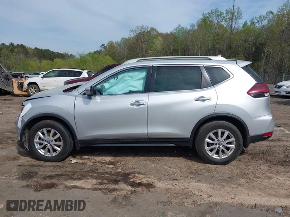 2019 Nissan Rogue SV with VIN 5N1AT2MT2KC713829, listed as a IAAI auction lot 41875917 with 84,558 mi miles and . Bid and sale history available at DreamBid. Image 14.