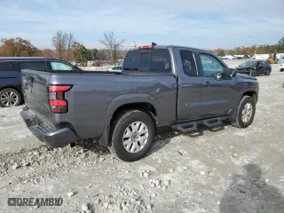 2022 Nissan Frontier S with VIN 1N6ED1CMXNN625169, listed as a Copart auction lot 80952704 with 47,006 mi miles and Salvage Title. Bid and sale history available at carsss.com. Image 3.