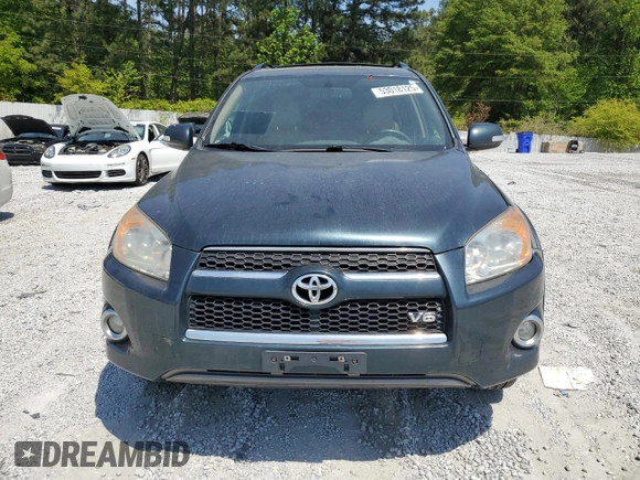 2010 Toyota RAV4 Ltd with VIN JTMDK4DV9A5097485, listed as a Copart auction lot 53018125 with 165,884 mi miles and Salvage Title. Bid and sale history available at carsss.com. Image 5.