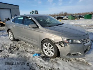 2018 Chevrolet Impala LT with VIN 2G1105SA7J9102631, listed as a Copart auction lot 88718675 with 106,861 mi miles and Salvage Title. Bid and sale history available at DreamBid. Image 4.
