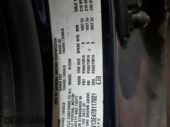 2007 Hummer H3 SUV with VIN 5GTDN13E478117021, listed as a Copart auction lot 75797694 with 157,256 mi miles and Salvage Title. Bid and sale history available at carsss.com. Image 13.