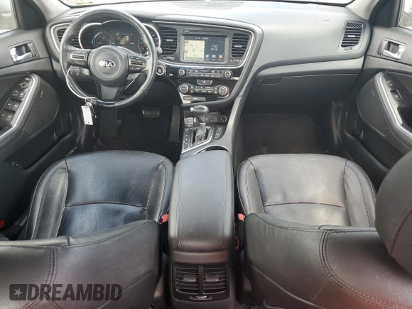 2015 Kia Optima EX z VIN KNAGN4AD9F5090363, wystawiony jako Copart lot #53523145 z przebiegiem 120 956 mil mil oraz Szkoda całkowita • Salvage title. Historia ofert i sprzedaży dostępna na DreamBid. Obrazek 8.