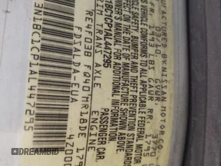 2010 Nissan Versa S z VIN 3N1BC1CP1AL447295, wystawiony jako Copart lot #53544455 z przebiegiem 310 809 mil mil oraz Szkoda całkowita • Salvage title. Historia ofert i sprzedaży dostępna na DreamBid. Obrazek 12.