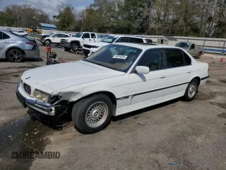 2001 BMW 7 Series 740iL with VIN WBAGH83451DP31373, listed as a Copart auction lot 49294285 with 147,483 mi miles and Salvage Title. Bid and sale history available at carsss.com. Image 1.