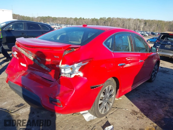 2016 Nissan Sentra SV with VIN 3N1AB7AP3GY307913, listed as a IAAI auction lot 41417935 with 81,226 mi miles and . Bid and sale history available at DreamBid. Image 4.
