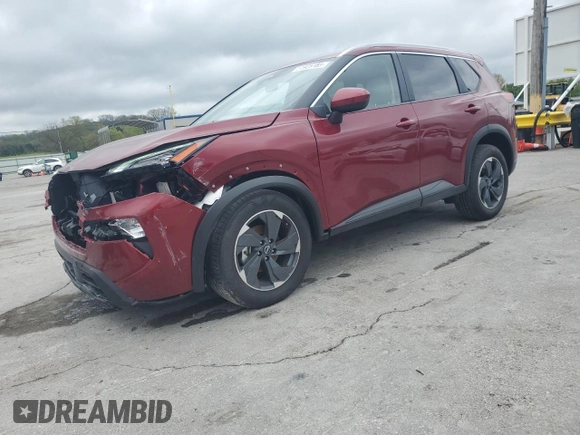 2025 Nissan Rogue SV with VIN JN8BT3BA3SW342439, listed as a Copart auction lot 51925185 with 1,927 mi miles and Salvage Title. Bid and sale history available at DreamBid. Image 1.