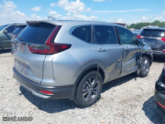 2022 Honda CR-V EX-L with VIN 7FARW1H83NE024361, listed as a IAAI auction lot 40058926 with 24,935 mi miles. Bid and sale history available at carsss.com. Image 4.