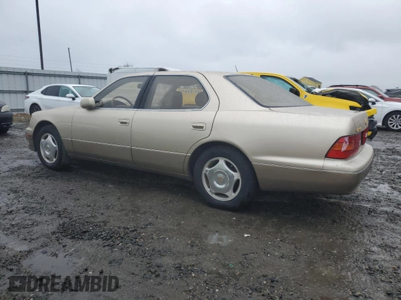 2000 Lexus LS 400 z VIN JT8BH28F2Y0180338, wystawiony jako Copart lot #46099195 z przebiegiem 241 041 mil mil oraz Szkoda całkowita • Salvage title. Historia ofert i sprzedaży dostępna na DreamBid. Obrazek 2.