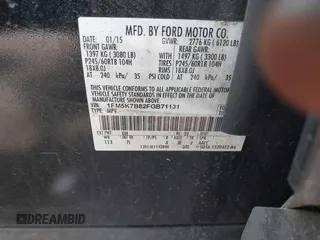 2015 Ford Explorer с VIN 1FM5K7B82FGB71131, выставлен на аукционе IAAI как лот 42653482 с пробегом 165 761 миль миль и . История ставок и продаж доступна на DreamBid. Изображение 9.