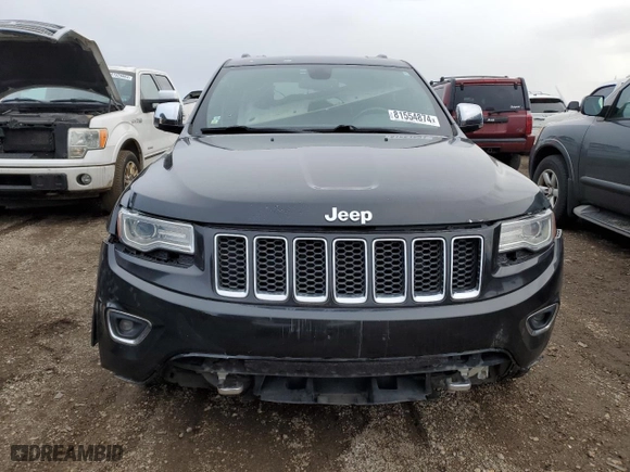 2014 Jeep Grand Cherokee Overland with VIN 1C4RJFCG5EC465377, listed as a Copart auction lot 81554874 with 202,102 mi miles and Salvage Title. Bid and sale history available at carsss.com. Image 5.