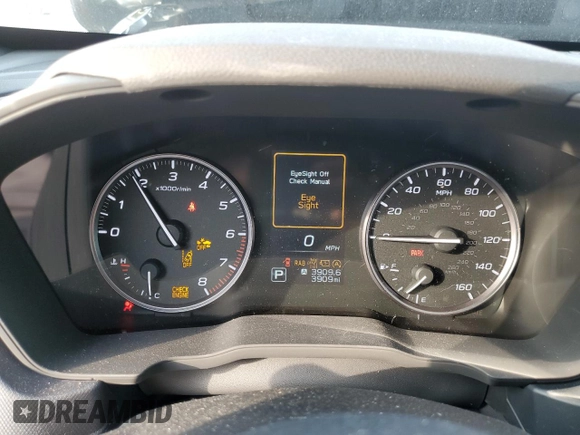2025 Subaru Forester Limited with VIN JF2SLDRC0SH449348, listed as a Copart auction lot 60106905 with 3,909 mi miles and Salvage title. Bid and sale history available at DreamBid. Image 9.