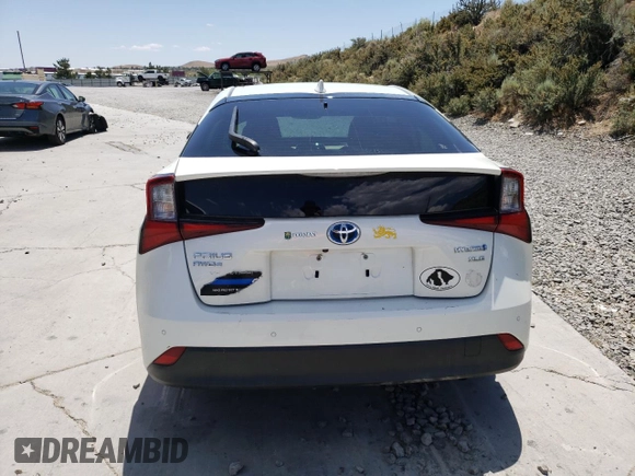 2019 Toyota Prius LE with VIN JTDL9RFU4K3003664, listed as a Copart auction lot 62101085 with 98,578 mi miles and Salvage title. Bid and sale history available at DreamBid. Image 6.