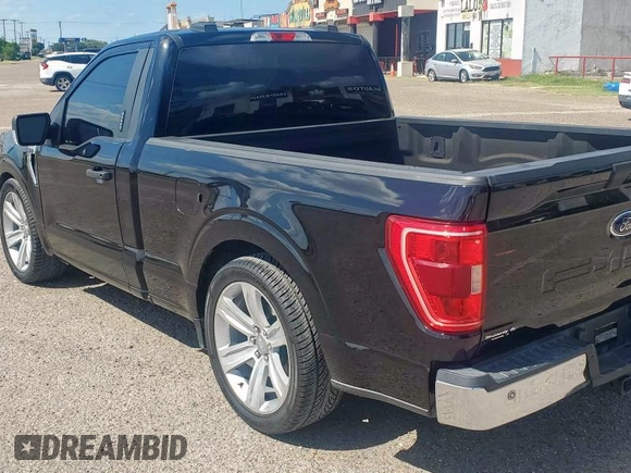 2021 Ford F-150 XL with VIN 1FTMF1C51MKD73149, listed as a Copart auction lot 65839105 with 95,957 mi miles and Clean title. Bid and sale history available at DreamBid. Image 3.