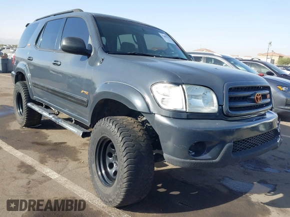 2002 Toyota Sequoia SR5 with VIN 5TDZT34A42S114070, listed as a IAAI auction lot 41696378 with 178,903 mi miles and . Bid and sale history available at carsss.com. Image 1.