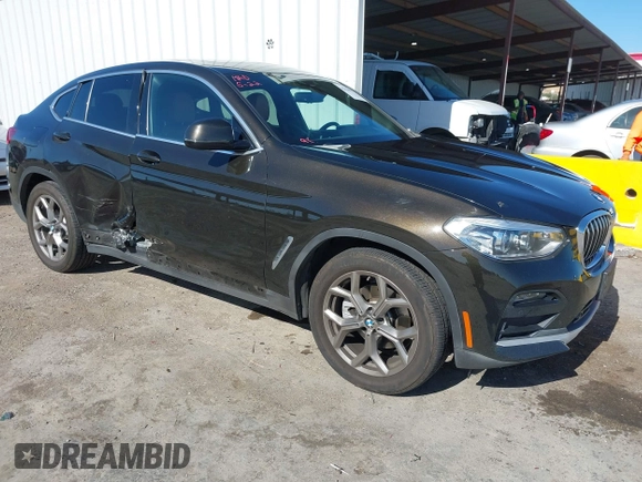 2020 BMW X4 xDrive30i z VIN 5UX2V1C05L9C41372, wystawiony jako IAAI lot #42316997 z przebiegiem 73 412 mil mil oraz . Historia ofert i sprzedaży dostępna na DreamBid. Obrazek 1.