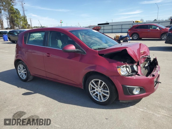 2014 Chevrolet Sonic LT with VIN 1G1JC6SB7E4120416, listed as a Copart auction lot 45308955 with 92,472 mi miles and Salvage Title. Bid and sale history available at carsss.com. Image 4.