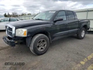 2006 Dodge Dakota SLT with VIN 1D7HW48N46S521461, listed as a Copart auction lot 53508365 with 148,538 mi miles and Salvage Title. Bid and sale history available at carsss.com. Image 1.