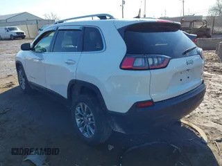 2020 Jeep Cherokee Latitude Plus with VIN 1C4PJLLB0LD643021, listed as a IAAI auction lot 41541601 with 48,459 mi miles. Bid and sale history available at carsss.com. Image 3.