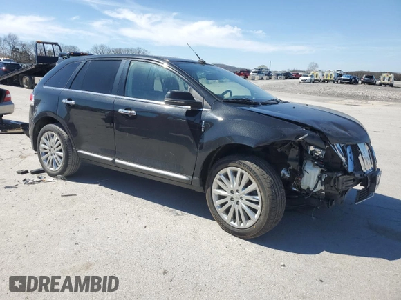 2013 Lincoln MKX with VIN 2LMDJ6JK2DBL13587, listed as a Copart auction lot 49578865 with 79,783 mi miles and Salvage Title. Bid and sale history available at carsss.com. Image 4.
